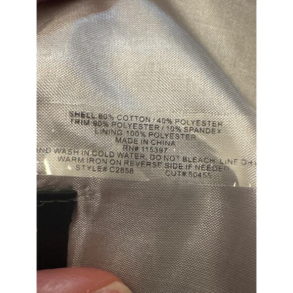 CC Couture Silver Gray Satin and Velvet Jacket Medium - Picture 5 of 7